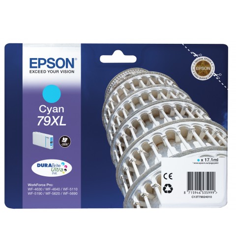 Epson Tower of Pisa Encre Cyan "Tour de Pise" XL (2 000 p)