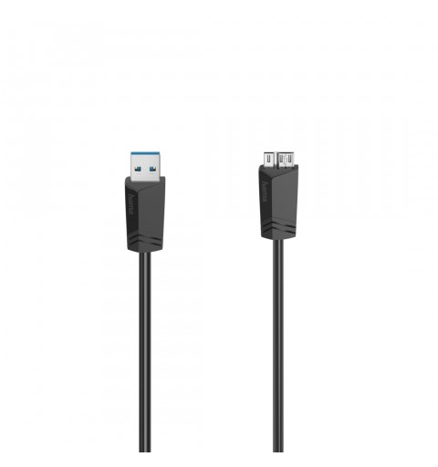 Hama 00200627 USB cable 1.5 m Micro-USB A USB A Black