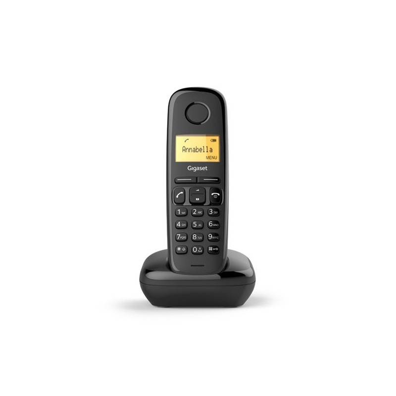 Gigaset A170 Duo Teléfono DECT analógico Identificador de llamadas Negro