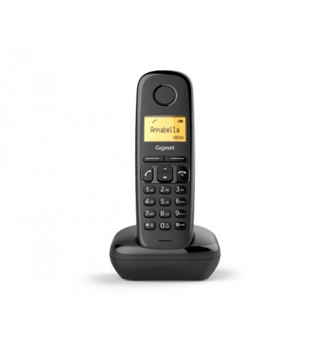 Gigaset A170 Duo Teléfono DECT analógico Identificador de llamadas Negro