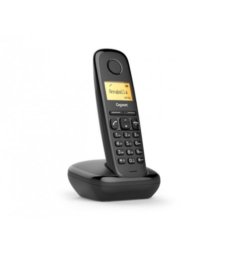 Gigaset A170 Duo Teléfono DECT analógico Identificador de llamadas Negro