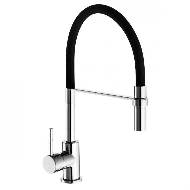 IDRO-BRIC SCARUB0703NE kitchen faucet Black, Chrome