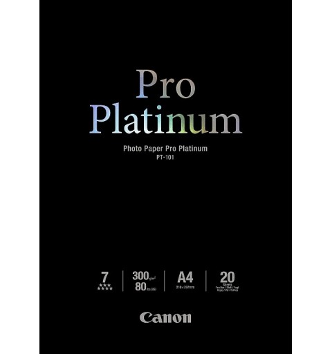 Canon PT-101 papel fotográfico Negro De alto brillo