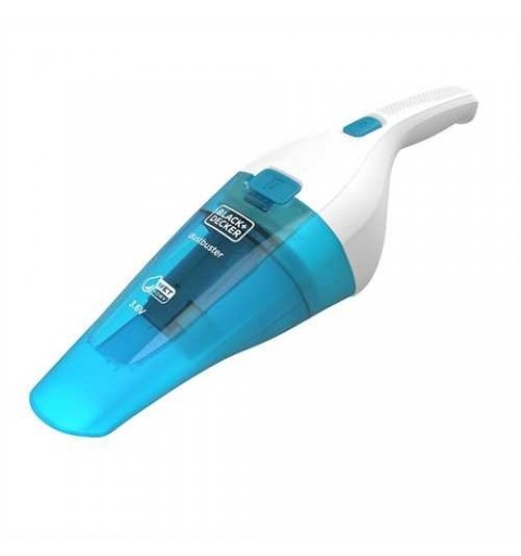 Black & Decker WDC115WA aspiradora de mano Azul, Blanco Sin bolsa