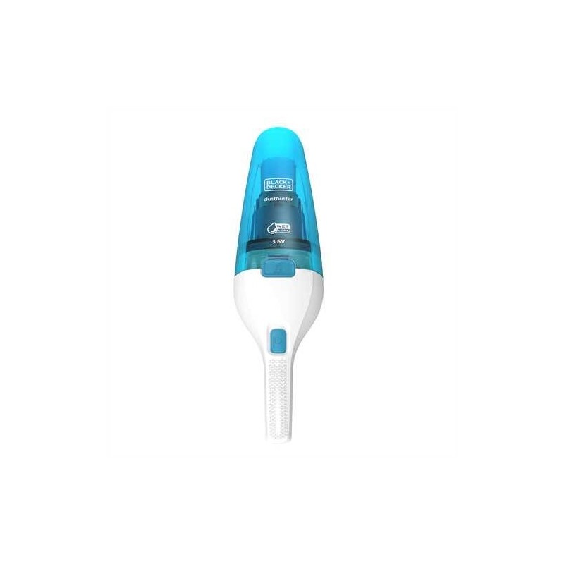 Black & Decker WDC115WA aspiradora de mano Azul, Blanco Sin bolsa