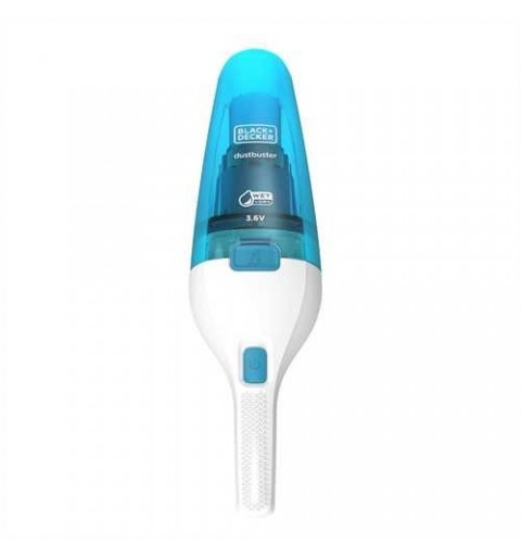 Black & Decker WDC115WA aspiradora de mano Azul, Blanco Sin bolsa