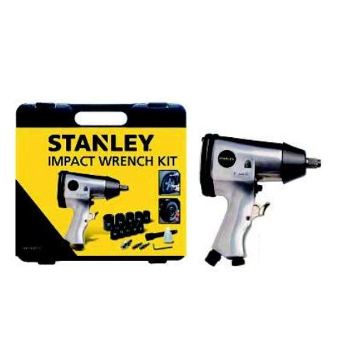 Stanley 160157XSTN atornilladora de impacto con batería 1 2" 4600 RPM Negro, Plata