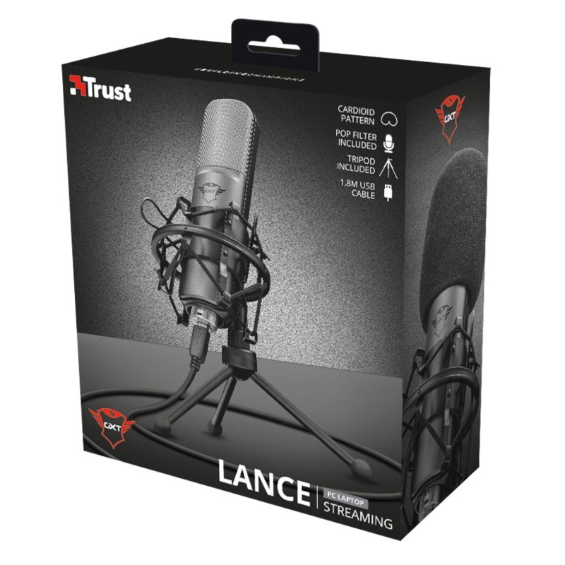 Trust GXT 242 Black Table microphone