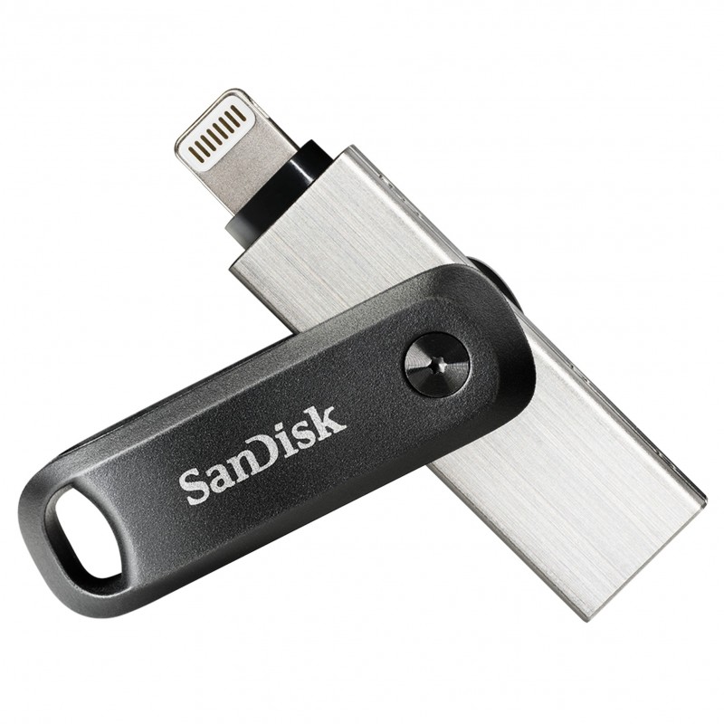 SanDisk SDIX60N-128G-GN6NE unidad flash USB 128 GB 3.2 Gen 1 (3.1 Gen 1) Gris, Plata