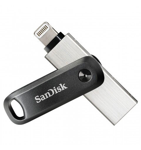 SanDisk SDIX60N-128G-GN6NE lecteur USB flash 128 Go 3.2 Gen 1 (3.1 Gen 1) Gris, Argent