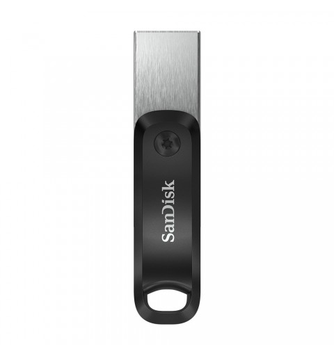 SanDisk SDIX60N-128G-GN6NE unidad flash USB 128 GB 3.2 Gen 1 (3.1 Gen 1) Gris, Plata