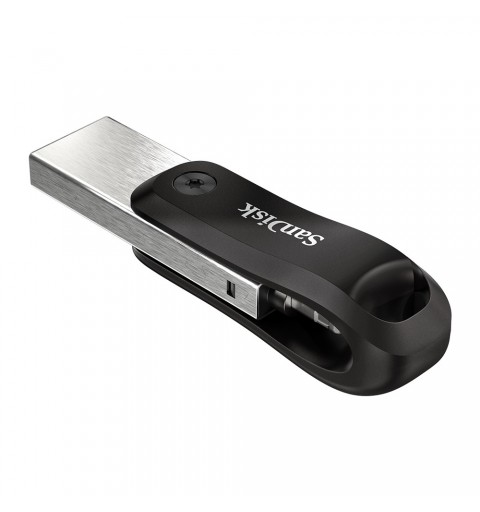 SanDisk SDIX60N-128G-GN6NE unidad flash USB 128 GB 3.2 Gen 1 (3.1 Gen 1) Gris, Plata