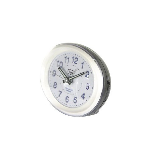 Trevi SL 3052 Reloj de sobremesa de cuarzo Ovalado Negro, Blanco