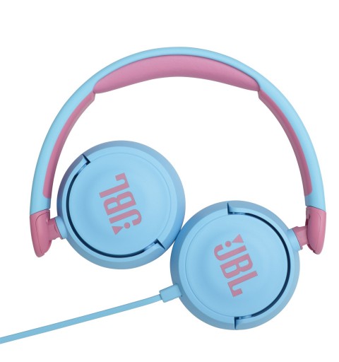 JBL JR310 Écouteurs Avec fil Arceau Musique Bleu