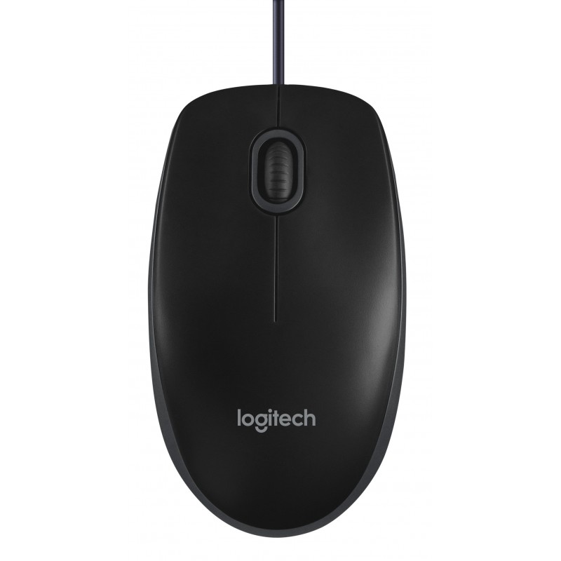 Logitech B100 Optical USB Mouse for Bus Maus Beidhändig USB Typ-A Optisch 800 DPI