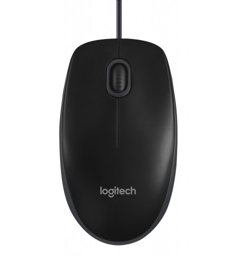 Logitech B100 Optical USB Mouse for Bus Maus Beidhändig USB Typ-A Optisch 800 DPI