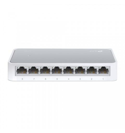 TP-LINK TL-SF1008D Non-géré Fast Ethernet (10 100) Blanc