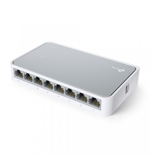 TP-LINK TL-SF1008D Non-géré Fast Ethernet (10 100) Blanc