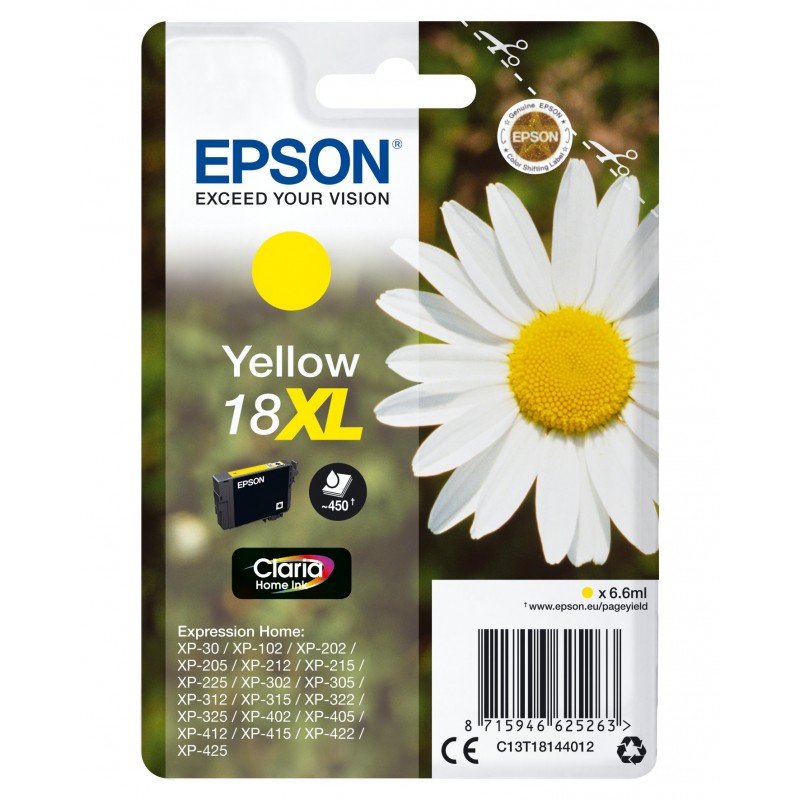 Epson Daisy Cartouche "Pâquerette" 18XL - Encre Claria Home J