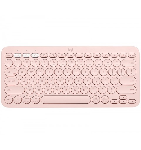 Logitech K380 Multi-Device Bluetooth® Keyboard clavier QWERTY Italien Rose