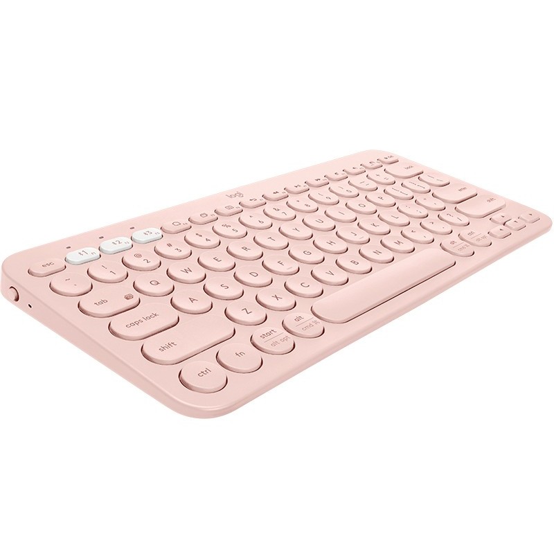 Logitech K380 Multi-Device Bluetooth® Keyboard clavier QWERTY Italien Rose