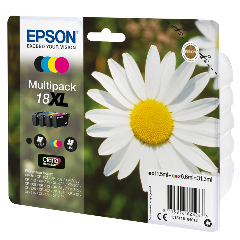 Epson Daisy Multipack 18XL 4 colores (etiqueta RF)