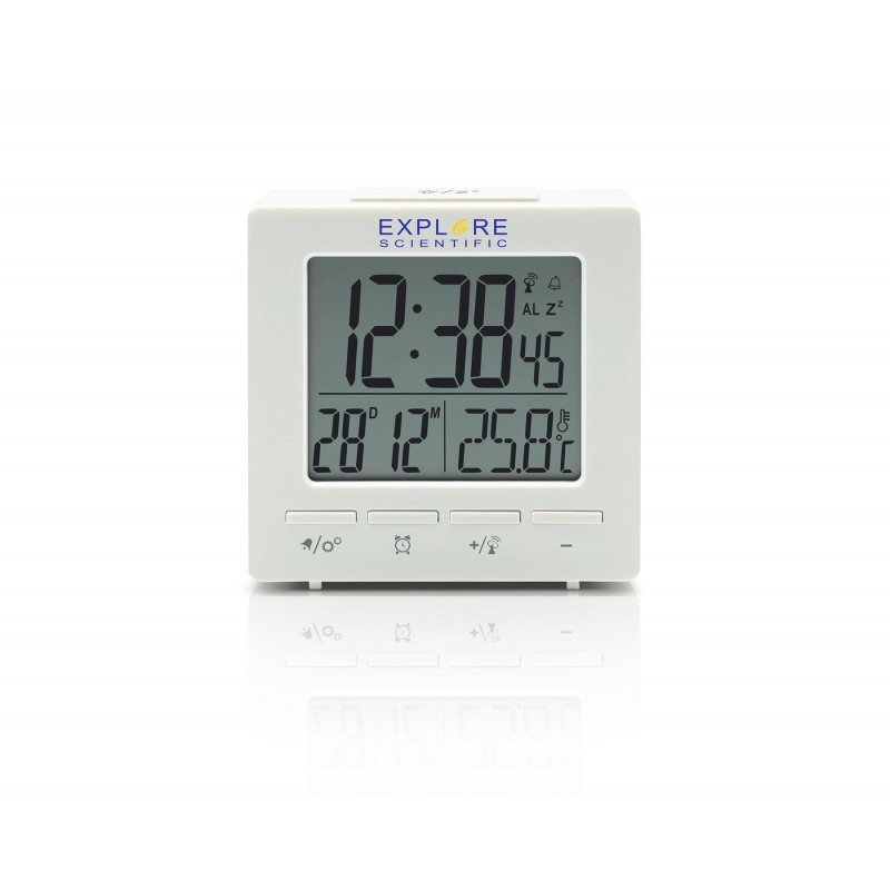 Explore Scientific RDC1005WHT Wecker Digitaler Wecker Weiß