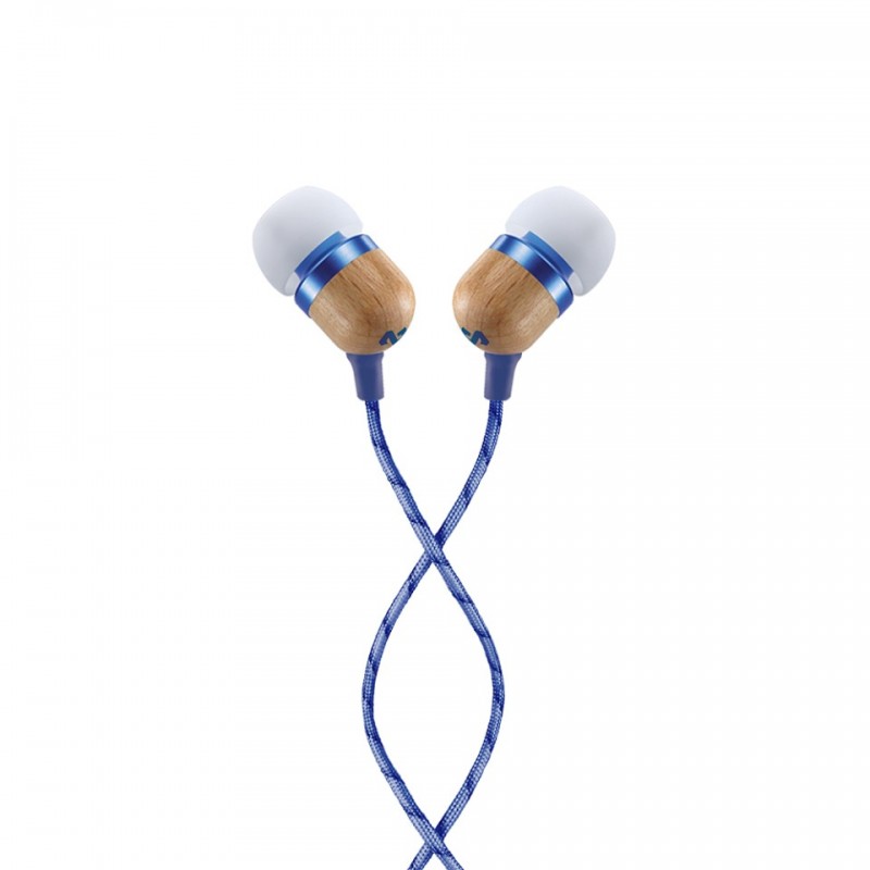 The House Of Marley Smile Jamaica Auricolare Cablato In-ear Musica e Chiamate Blu, Bianco