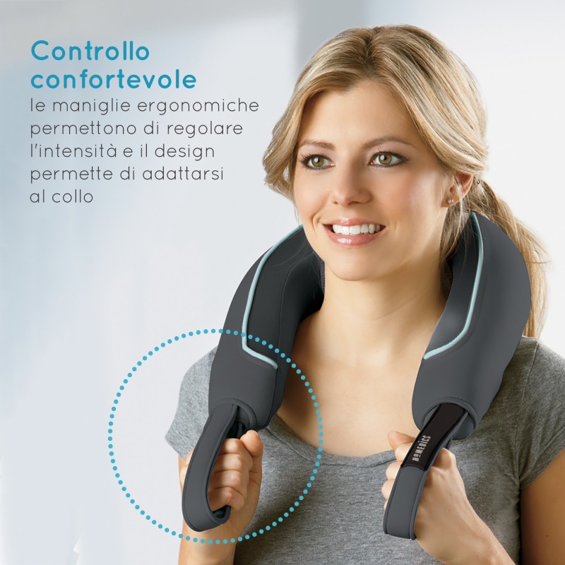 HoMedics NMS-255-EU Massagegerät Hals Grau