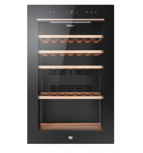 Haier Wine Bank 50 Serie 5 HWS49GA Weinkühler mit Kompressor Freistehend Schwarz 49 Flasche(n)