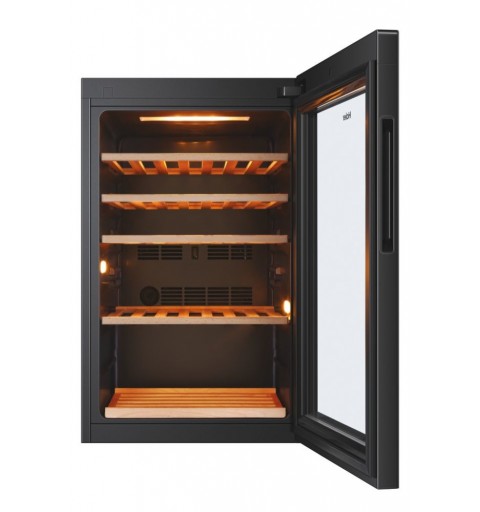 Haier Wine Bank 50 Serie 5 HWS49GA Compressor wine cooler Freestanding Black 49 bottle(s)