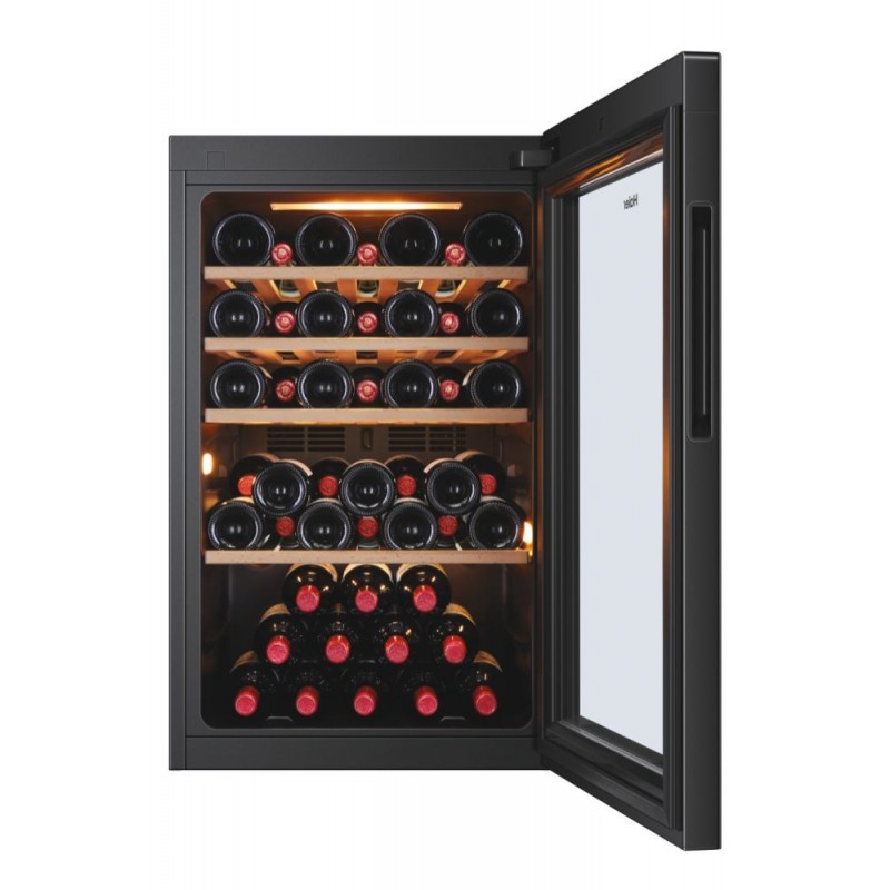 Haier Wine Bank 50 Serie 5 HWS49GA Weinkühler mit Kompressor Freistehend Schwarz 49 Flasche(n)