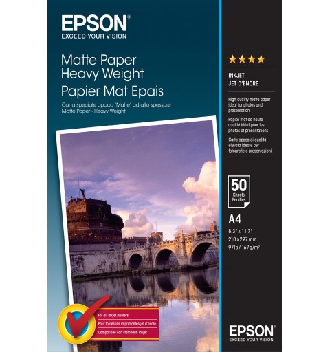 Epson Matte Paper Heavy Weight - A4 - 50 Blätter