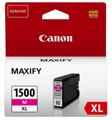 Canon PGI-1500XL M cartuccia d'inchiostro 1 pz Originale Magenta