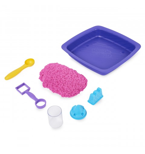 Kinetic Sand Shimmer, schimmerndes Sandburgen-Set mit 453g , 3 Formen und 2 Werkzeugen