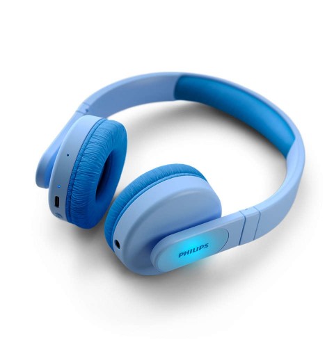 Philips TAK4206BL 00 auricular y casco Auriculares Inalámbrico y alámbrico Diadema USB Tipo C Bluetooth Azul