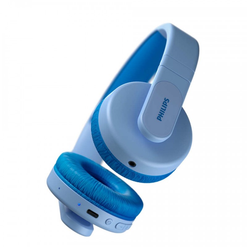 Philips TAK4206BL 00 cuffia e auricolare Con cavo e senza cavo A Padiglione USB tipo-C Bluetooth Blu