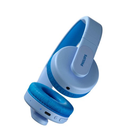 Philips TAK4206BL 00 auricular y casco Auriculares Inalámbrico y alámbrico Diadema USB Tipo C Bluetooth Azul