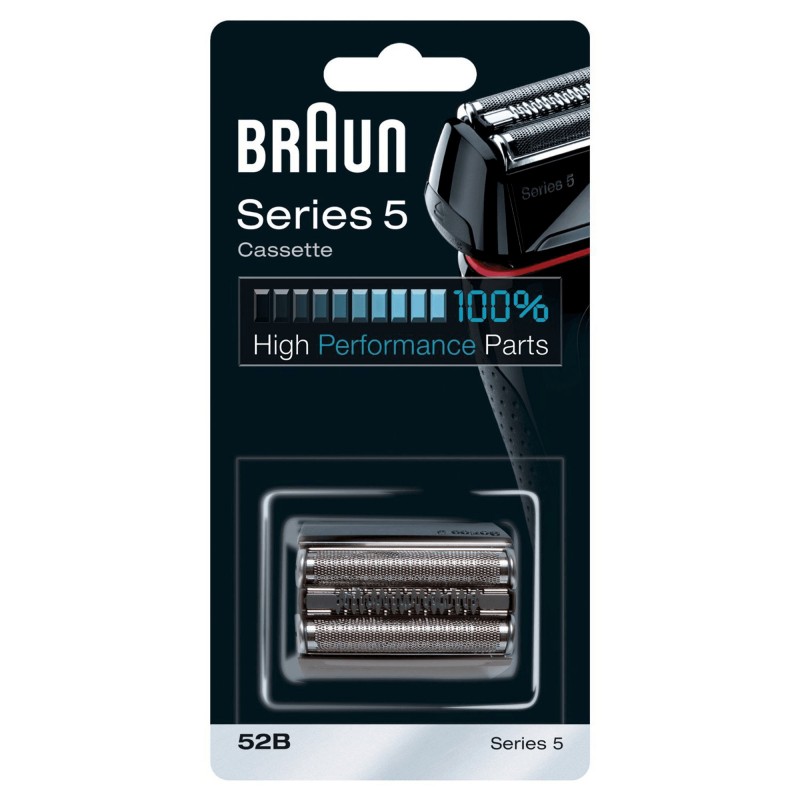 Braun Series 5 52B Electric Shaver Head Replacement Cassette – Black