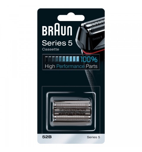 Braun Series 5 52B Electric Shaver Head Replacement Cassette – Black