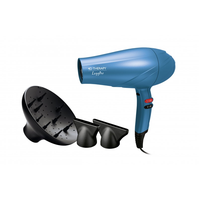 GA.MA Leggero Ion 4D Therapy 2400 W Schwarz, Blau