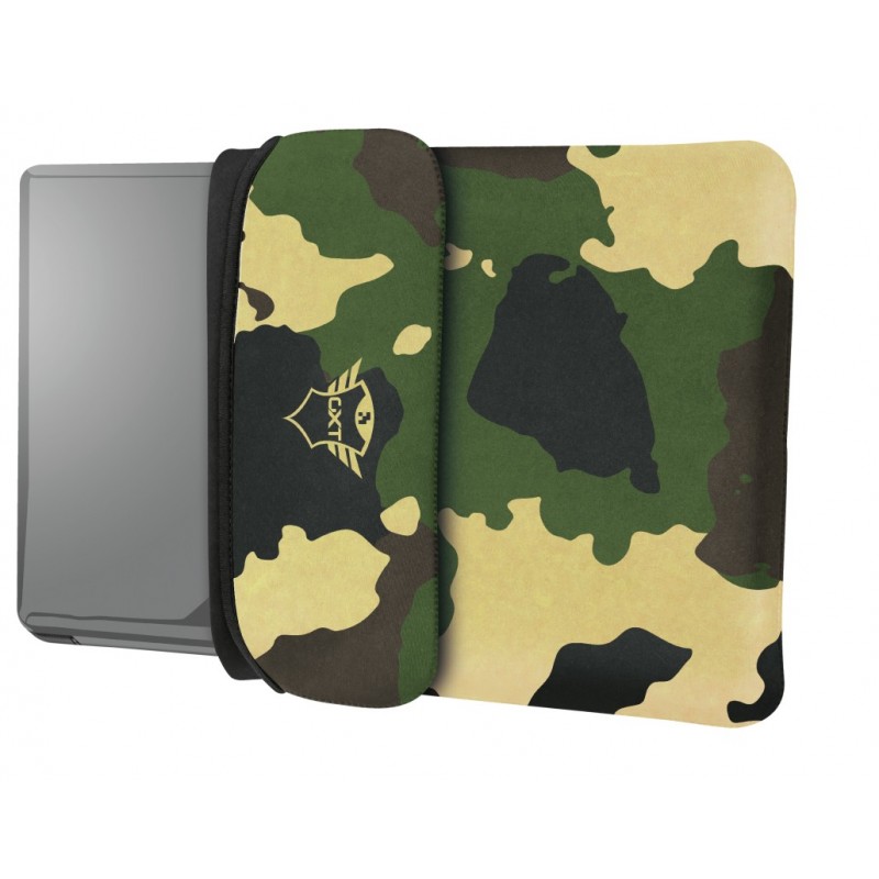 Trust GXT 1244C maletines para portátil 43,9 cm (17.3") Funda Negro, Camuflaje