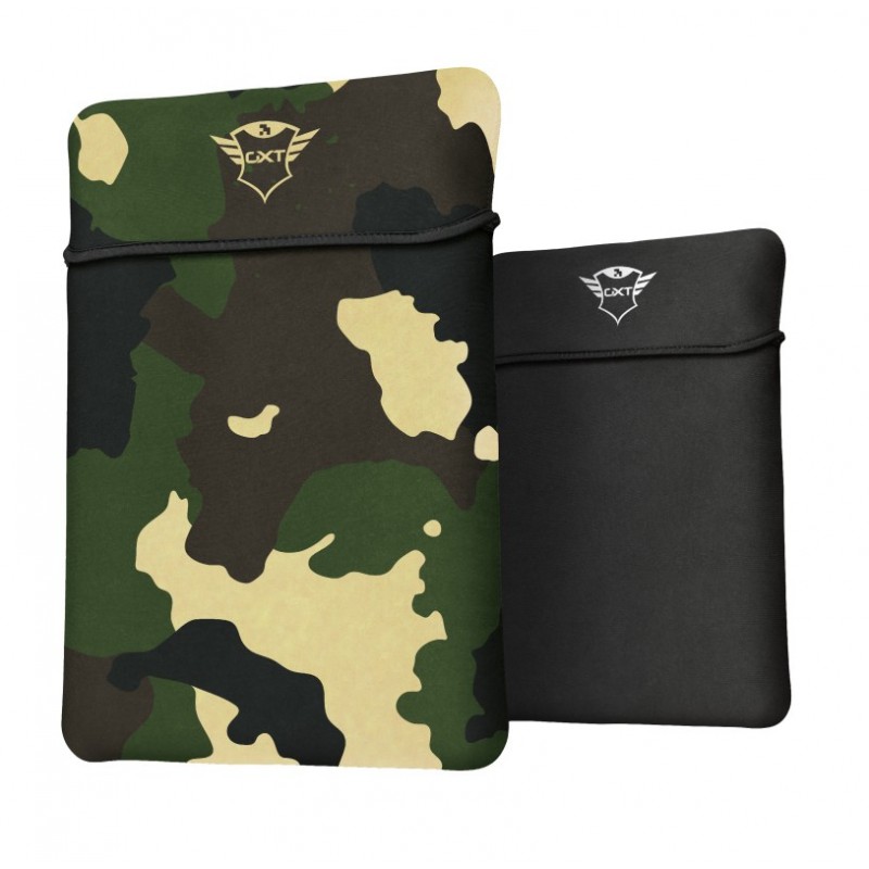 Trust GXT 1244C maletines para portátil 43,9 cm (17.3") Funda Negro, Camuflaje