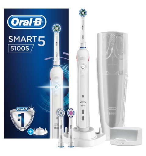 Oral-B Smart 5100S White Adult Rotating-oscillating toothbrush