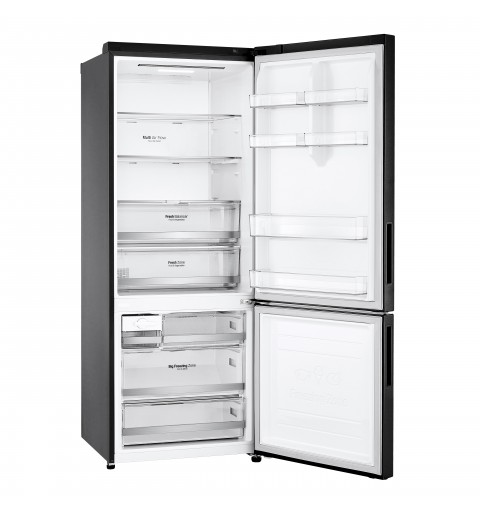 LG GBB569MCAMN.AMCQEUT fridge-freezer Freestanding 462 L E Black