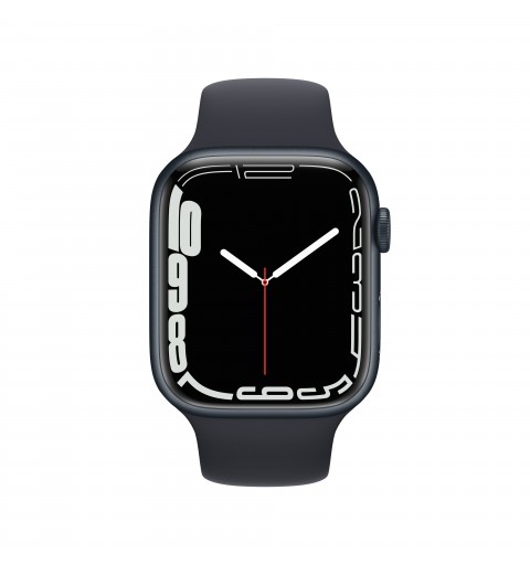 Apple Watch Series 7 45 mm OLED Schwarz GPS