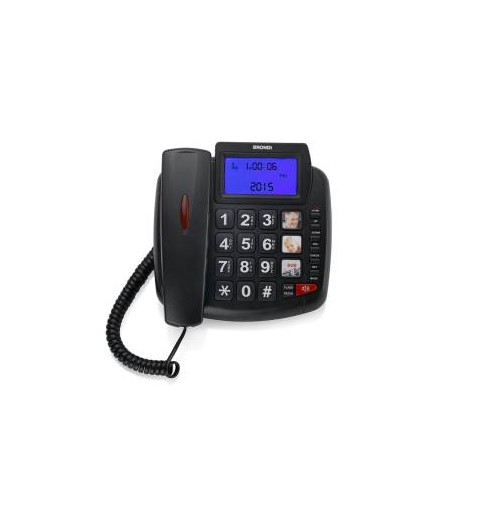 Telefono Brondi Bravo 90 LCD Nero