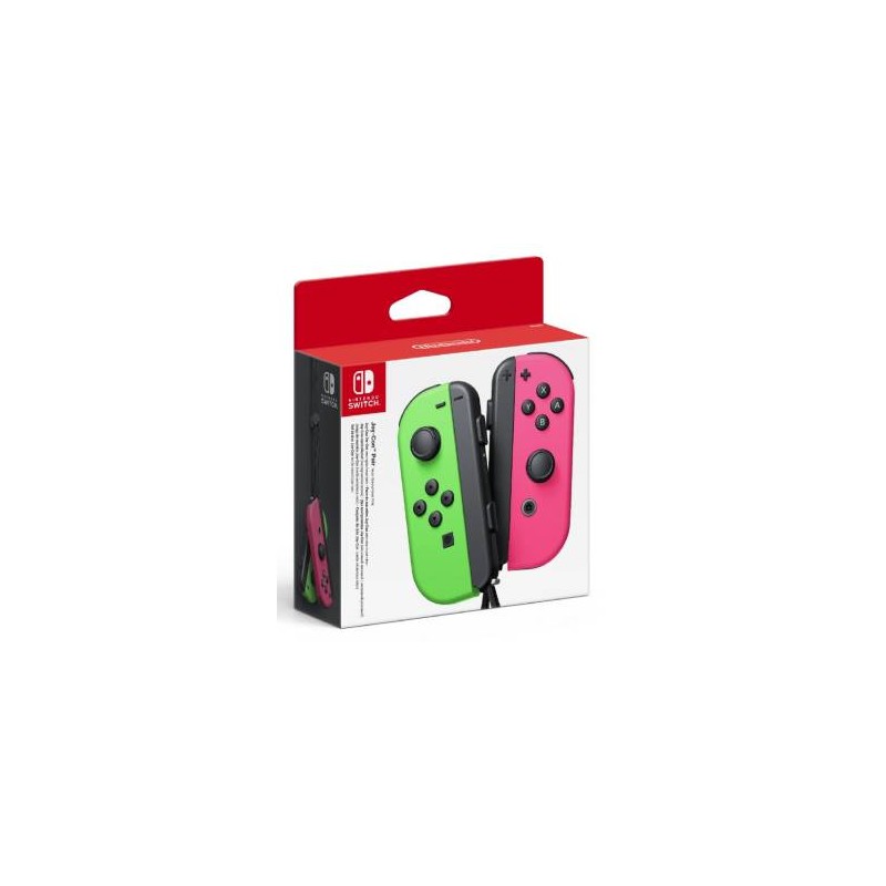 Switch Joy-Con Coppia Controller Verde Neon / Rosa Neon