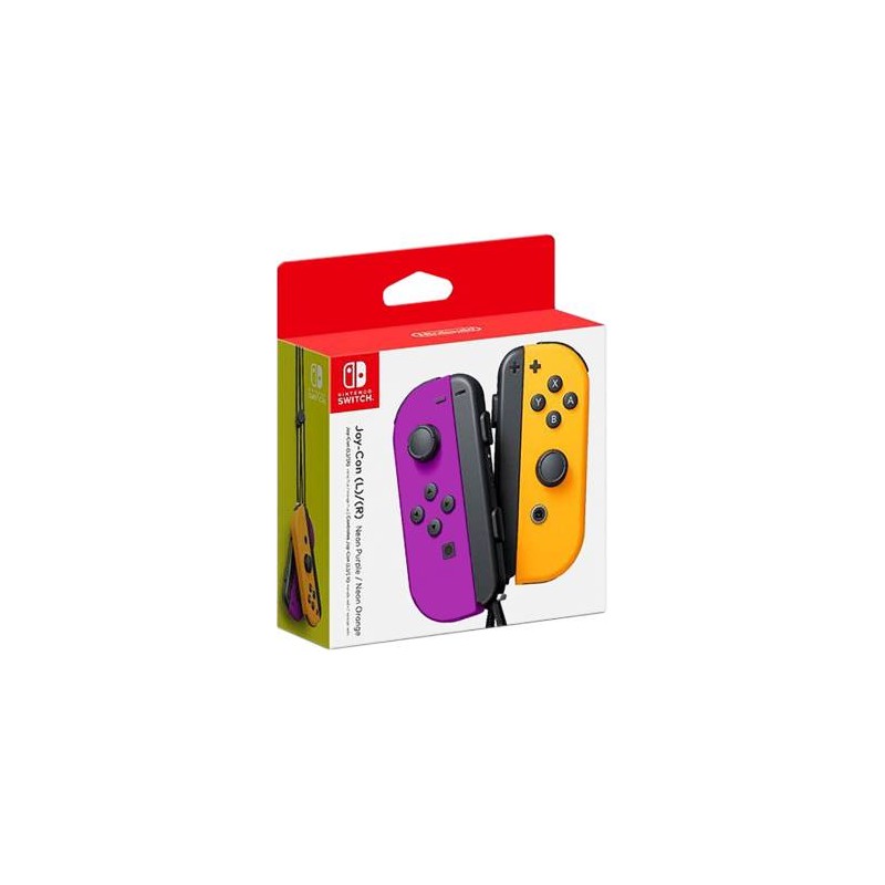 Switch Joy-Con Coppia Controller Viola Neon / Arancione Neon