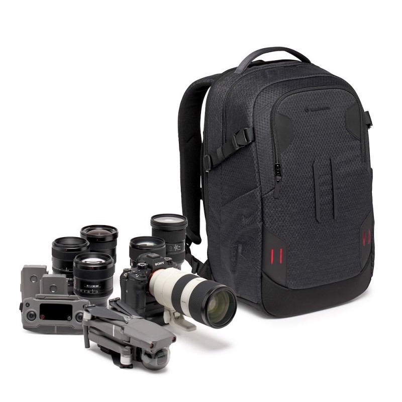 Manfrotto MB PL2-BP-BL-M estuche para cámara fotográfica Mochila Negro